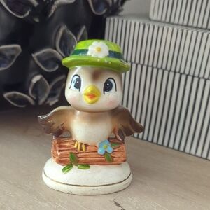 Kitschy Vintage Ceramic Owl Figurine